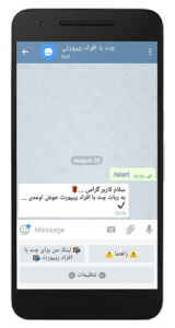 سورس ربات چت با افراد ریپورتی