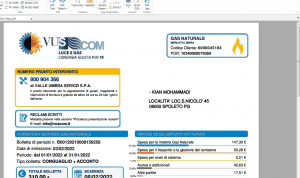 دانلود قبض گاز ایتالیا