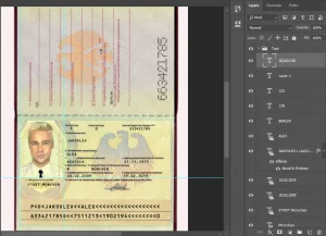 دانلود فایل لایه باز پاسپورت آلمان