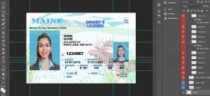 دانلود فایل لایه باز گواهینامه مین آمریکا