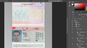 دانلود فایل لایه باز پاسپورت اتریش