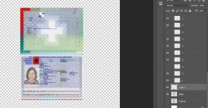 دانلود فایل لایه باز پاسپورت سوئیس