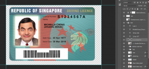 دانلود فایل لایه باز گواهینامه سنگاپور