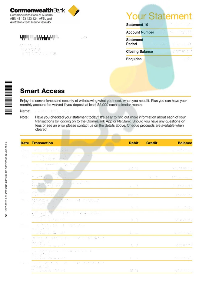 بانک استیتمنت استرالیا